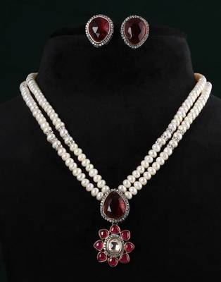 Real Natural Hyderabadi pearls Set With Certificate 1