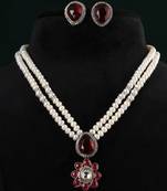 Real Natural Hyderabadi pearls Set With Certificate