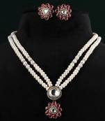 Real Natural Hyderabadi pearls Set With Certificate