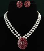 Real Natural Hyderabadi pearls Set With Certificate