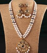 Real Natural Hyderabadi pearls Set With Certificate