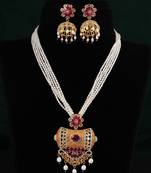 Real Natural Hyderabadi pearls Set With Certificate