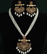 Real Natural Hyderabadi pearls Set With Certificate