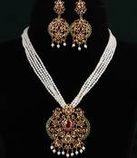 Real Natural Hyderabadi pearls Set With Certificate