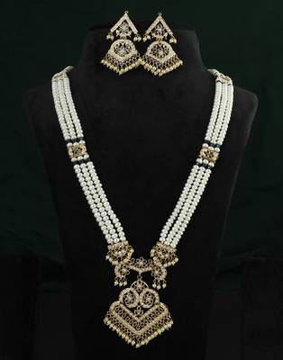 Real Natural Hyderabadi pearls Set With Certificate 1