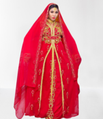 Red Wedding Kaftan for Women