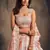 White Zari and sequins Embroidered organza semi stitched lehenga
