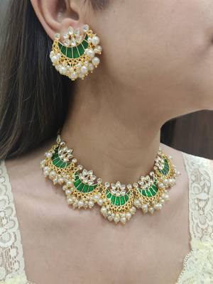 Green Meenakari Set 1