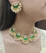 Green Meenakari Set