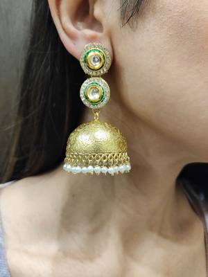 Golden Jhumkas 1