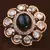 Kundan, CZ and Stone Embellished Adjustable Designer Finger Ring 216EDFR47