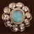 Kundan, CZ and Stone Embellished Adjustable Designer Finger Ring 216EDFR50