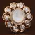 Kundan, CZ and Stone Embellished Adjustable Designer Finger Ring 216EDFR56