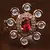 Kundan, CZ and Stone Embellished Adjustable Designer Finger Ring 216EDFR14