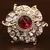 Kundan, CZ and Stone Embellished Adjustable Designer Finger Ring 216EDFR24