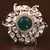 Kundan, CZ and Stone Embellished Adjustable Designer Finger Ring 216EDFR25