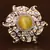 Kundan, CZ and Stone Embellished Adjustable Designer Finger Ring 216EDFR29