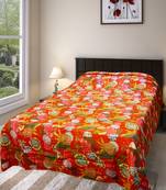 Kantha Work Double Layered Cotton Bed Cover (Grey)