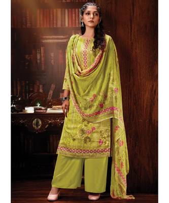 Limer Cotton Designer Party Wear Suit 1