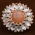 Kundan, CZ and Stone Embellished Adjustable Designer Finger Ring 216EDFR22