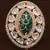 Kundan, CZ and Stone Embellished Adjustable Designer Finger Ring 216EDFR32