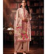 Baby Pink Cotton Designer Party Wear Suit