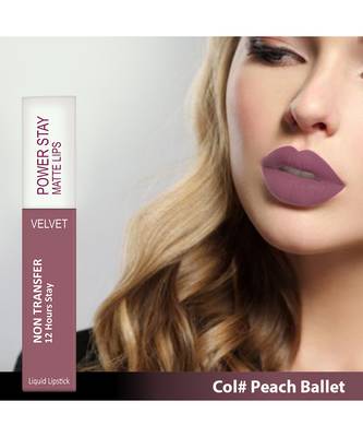 ForSure Waterproof Liquid Matte Lipstick   Power Stay (Upto 12 Hrs Stay) Mauve Matte 3