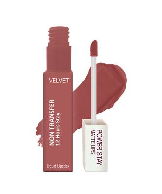 ForSure Waterproof Liquid Matte Lipstick   Power Stay (Upto 12 Hrs Stay) Peach Nude 2