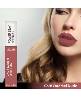 ForSure Waterproof Liquid Matte Lipstick   Power Stay (Upto 12 Hrs Stay) Peach Nude 3