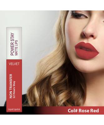 ForSure Waterproof Liquid Matte Lipstick   Power Stay (Upto 12 Hrs Stay) Bright Red 3