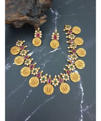 Traditional ramparivar necklace with earrings 1