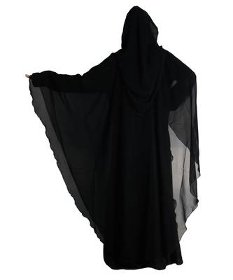 Black embroidered nida abaya 2