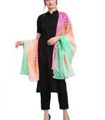 Multicolor Cotton Stripes Dupatta