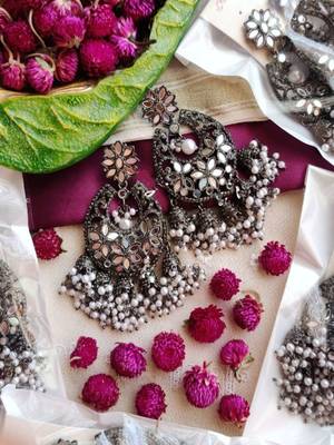 Silver earrings 1