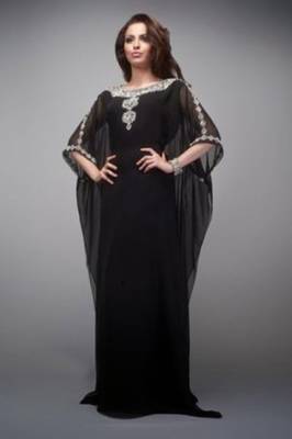 Royal Dubai Beaded Kaftan Arabian Plus Size Abaya Party Fancy Dresses African Clothing Butterfly stylish 1