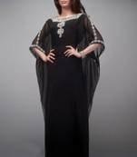 Royal Dubai Beaded Kaftan Arabian Plus Size Abaya Party Fancy Dresses African Clothing Butterfly stylish