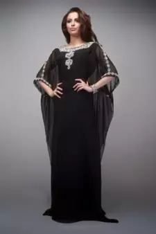 Royal Dubai Beaded Kaftan Arabian Plus Size Abaya Party Fancy Dresses African Clothing Butterfly stylish