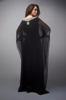 Royal Dubai Beaded Kaftan Arabian Plus Size Abaya Party Fancy Dresses African Clothing Butterfly stylish