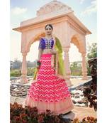 Nakkashi Rani Brocade Silk Lehenga