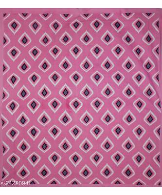 Pink Color Pure Cotton Queen Size Bedsheet aankhpink 3