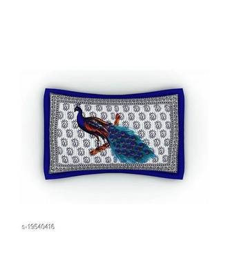 Blue Color Pure Cotton Queen Size Bedsheet dali mor blue 4