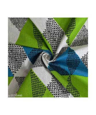 Green Color Pure Cotton Queen Size Bedsheet dimond green 5
