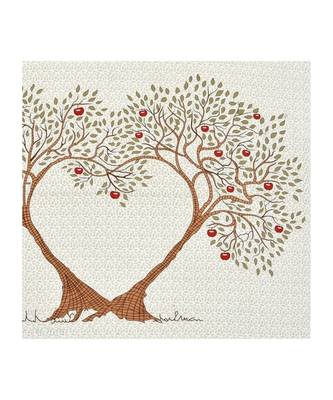 Red Color Pure Cotton Queen Size Bedsheet love tree red 2
