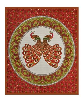 Orange Color Pure Cotton Queen Size Bedsheet PH-TEDAMOR-ORANGE 3