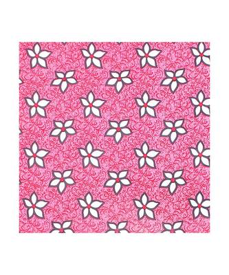 Pink Color Pure Cotton Queen Size Bedsheet 3 KAAM GAD STAR PINK 3