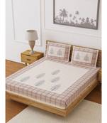 Pink Color Pure Cotton Queen Size Bedsheet PH-6 PATTE-PINK