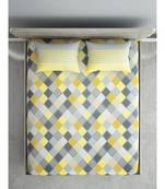 Yellow Color Pure Cotton Queen Size Bedsheet PH-AHAMDABADI-YELLOW