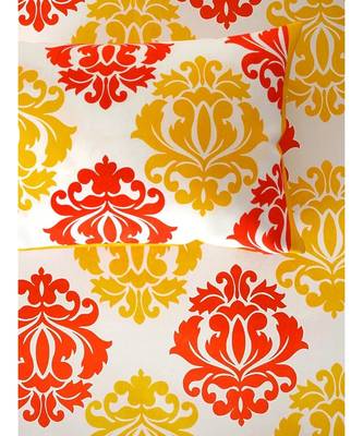 Yellow Color Pure Cotton Queen Size Bedsheet PH-BLOCK-YELLOW 4