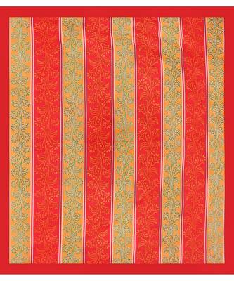 Orange Color Pure Cotton Queen Size Bedsheet Rashbhari Orange 3