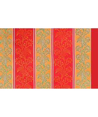 Orange Color Pure Cotton Queen Size Bedsheet Rashbhari Orange 4